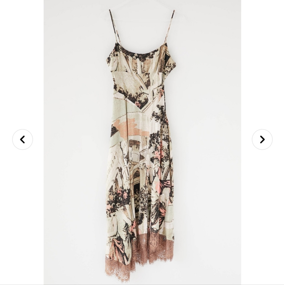 UO Marni lace trim midi dress NWT